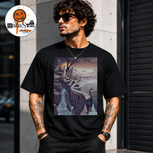 The Cure Nyon 2026 July 22 Limited Edition Event Poster Black Cat At Paleo Festival In Switzerland Unisex T-Shirt