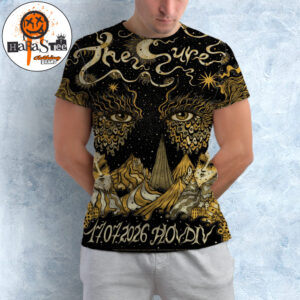 The Cure Plovdiv 2026 Limited Edition Event Poster At PhillGood Festival On July 17 In Bulgaria All Over Print Shirt