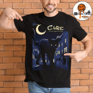 The Cure Trencin Slovakia 2026 July 8 Black Cat Poster Show At Pohoda Festival Unisex T-Shirt