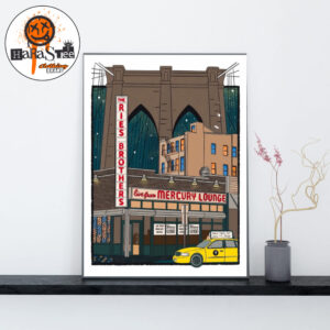 The Ries Brothers Live From Mercury Lounge At New York NY On July 17 2026 Home Decor Poster Canvas