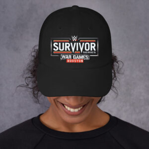 2026 WWE Survivor Series War Games Houston Official Logo On November 28 Classic Hat-Cap