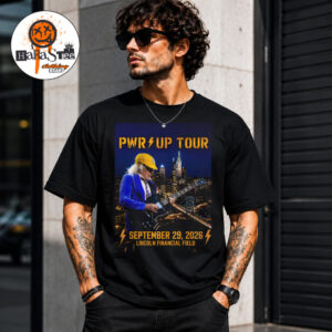 ACDC Power Up Tour 2026 PWR Up Tour Official Poster at Lincoln Financial Field In Philadelphia PA on September 29 2026 Unisex T-Shirt