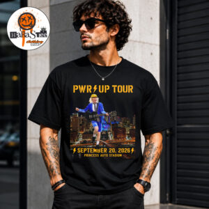 ACDC Power Up Tour 2026 PWR Up Tour Official Poster at Princess Auto Stadium In Toronto ON on September 20 2026 Unisex T-Shirt