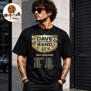 Dave Matthews Band The 2026 Fall Tour Schedule Dates List Official Poster Unisex T-Shirt