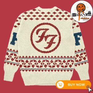 Foo Fighters Logo Holiday Christmas Ugly Sweater Gifts For Fans Gifts For Friends Gifts For Family