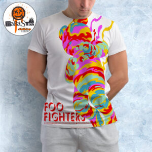 Foo Fighters Philly 2026 Take Cover Tour Poster At Lincoln Financial Field In Philadelphia PA On August 13 2026 All Over Print Shirt