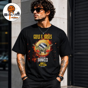 Guns N Roses East Rutherford NJ 2026 World Tour At MetLife Stadium On August 12 2026 With Special Guest Public Enemy Unisex T-Shirt