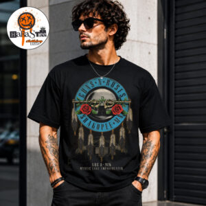 Guns N Roses Shakopee 2026 World Tour Tonight Poster Show At Mystic Lake Amphitheater In Shakopee MN On August 8 2026 Classic T-Shirt
