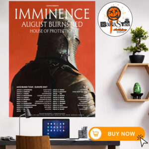 Imminence Axis Mundi Tour Europe 2027 Dates List Poster With August Burns Red And House Of Protection Home Decor Poster Canvas