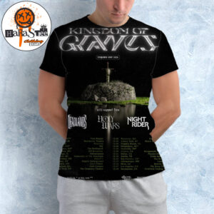 Kingdom Of Giants Respawn Tour 2026 Dates List With Support From Deadlands Holy Wars And Night Rider All Over Print Shirt