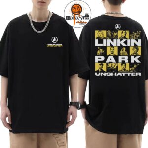 Linkin Park Unshatter Official Two Sided Tee The Hardest Part Of Ending Is Starting Again In Theaters September 30 2026