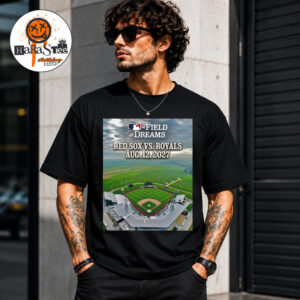 MLB at Field of Dreams Boston Red Sox vs Kansas City Royals August 12 2027 Unisex T-Shirt