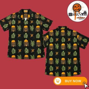 Megadeth Tiki Vic With The Band’s Legendary Vic Rattlehead-Inspired Artwork And Signature M Logo Gifts For Friends Hawaiian Shirt