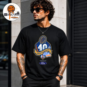 New York Mets 40th Anniversary MLB World Series 1986 Logo Unisex T-Shirt