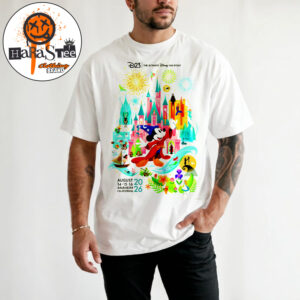 Official Poster D23 With Mickey Mouse Magic Of Disney The Ultimate Disney Fan Event At Anaheim In California On August 14 15 16 2026 Unisex T-Shirt