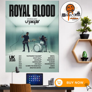 Royal Blood UK 2026 Headline Tour Dates For November And December Home Decor Poster Canvas