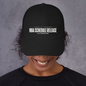 The 2026-2027 Season NBA Schedule Release Full Teams Logo Official Poster Classic Hat-Cap