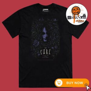 The Cure Vilnius 2026 Event T-Shirt Debut Show Tonight At Kalnu Parkas In Vilnius Lithuania On August 7 2026 Unisex T-Shirt