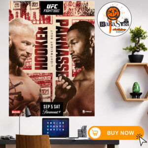 The UFC Paris Fight Night Poster Hooker Vs Parnasse For Lightweight Bout At Accor Arena On September 5 2026 Home Decor Poster Canvas