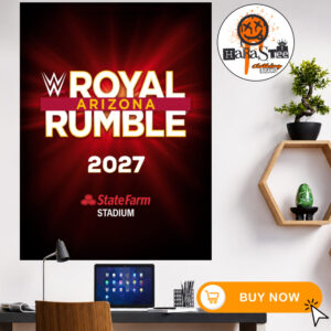 WWE Royal Rumble Arizona 2027 at State Farm Stadium in February 2027 Home Decor Poster Canvas
