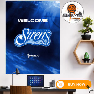 Welcome To The WNBA Cleveland Sirens Home Decor Poster Canvas
